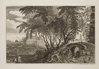 Marco Sadeler - ČTYŘI GRAFICKÉ LISTY S KRAJINAMI PODLE PIETERA STEVENSE