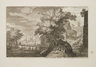 Marco Sadeler - ČTYŘI GRAFICKÉ LISTY S KRAJINAMI PODLE PIETERA STEVENSE