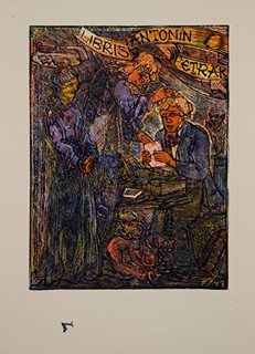 Josef Váchal (1884-1969) - ČTVEŘICE EX LIBRIS