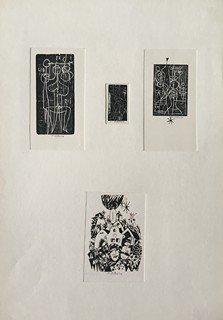 František Peterka (1920 - 2007) - Konvolut 4 grafických listů