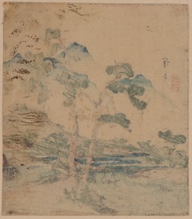 Nanga-style Landscape with Pine Tree