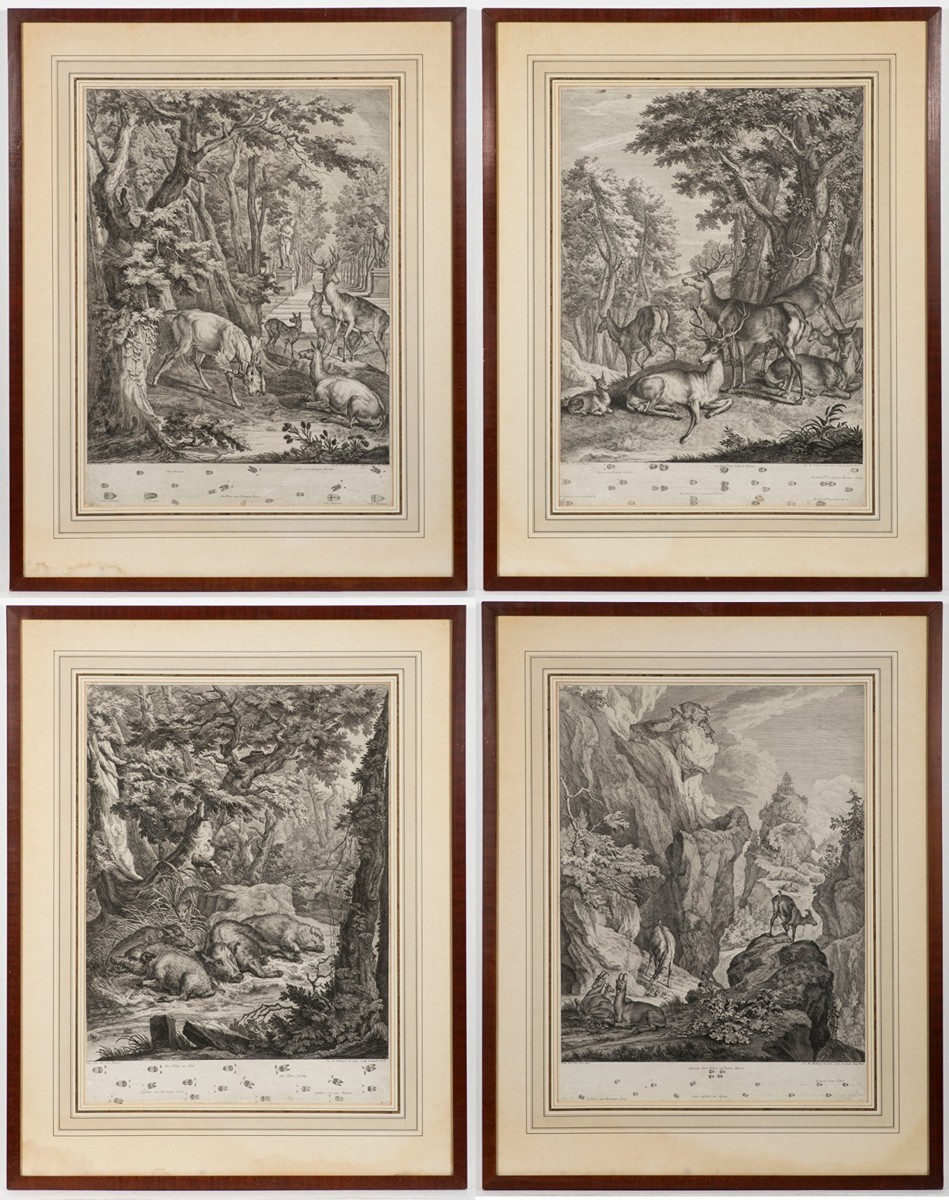 SERIES OF FOUR PRINTS