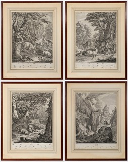 SERIES OF FOUR PRINTS