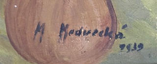 Medvecká Mária - Madona s dítětem a holubicemi na motiv Giovanni Mataloni