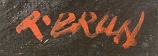 Brun Robert - Oranžový abstrakt