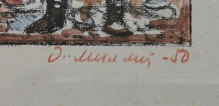 Milly Dezider - Stavba Oravské přehrady (triptych)