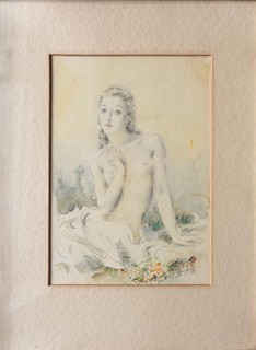 Loukota Josef - Sedící žena - akt