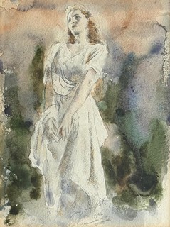 Loukota Josef - Stojící žena