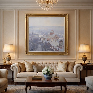 Jaroslav Šetelík (1881 - 1955) - Praha v zimě