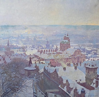 Jaroslav Šetelík (1881 - 1955) - Praha v zimě