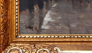 Stanislav Feikl (1883 - 1933) - Večerní pohled na Karlův most