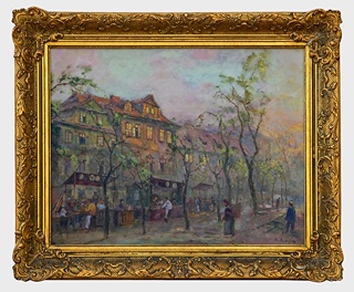 Jaro Procházka (1886 - 1949) - Jarní trh na Kampě