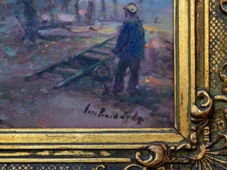 Jaro Procházka (1886 - 1949) - Jarní trh na Kampě