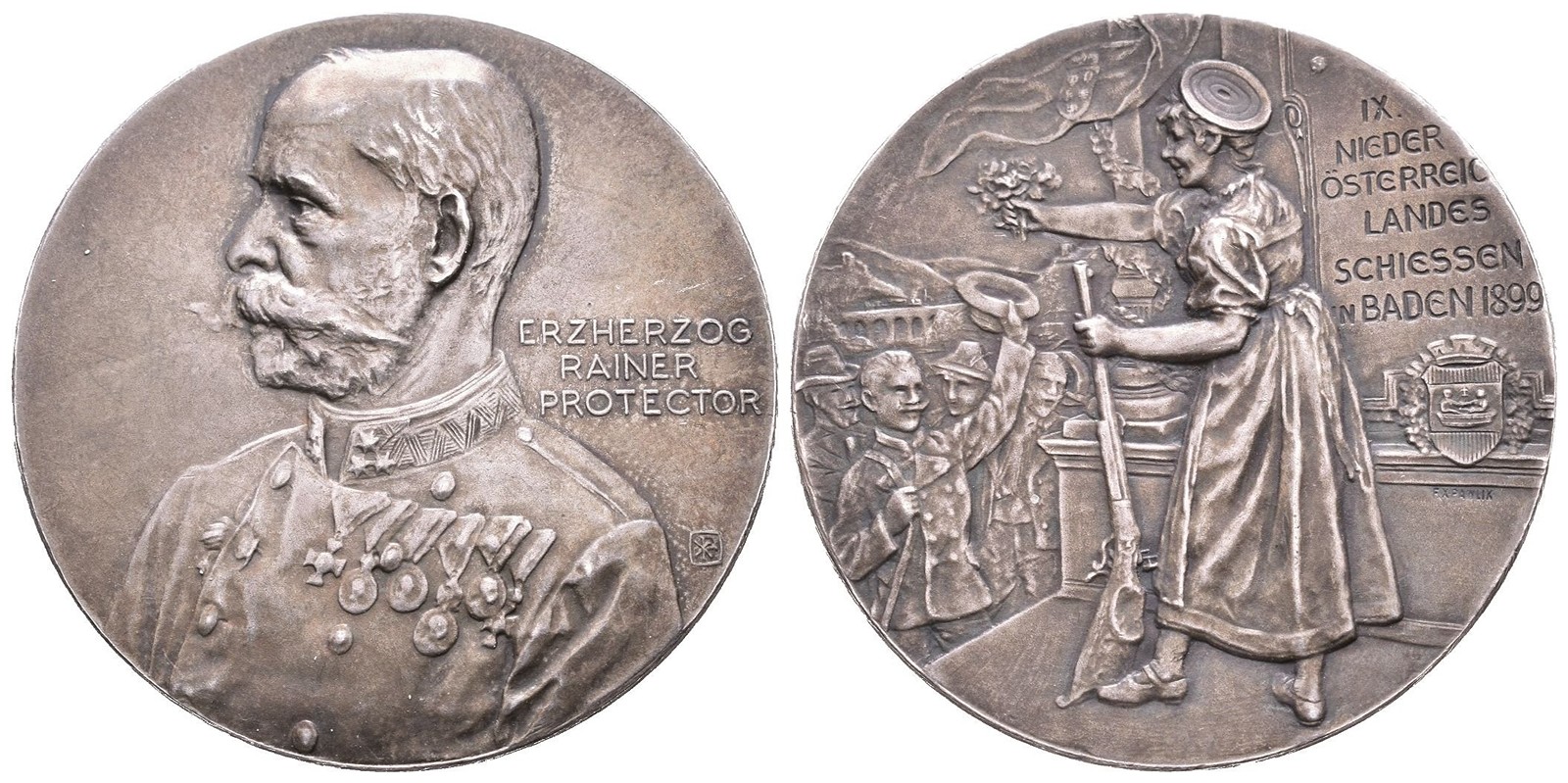 Shooting medals