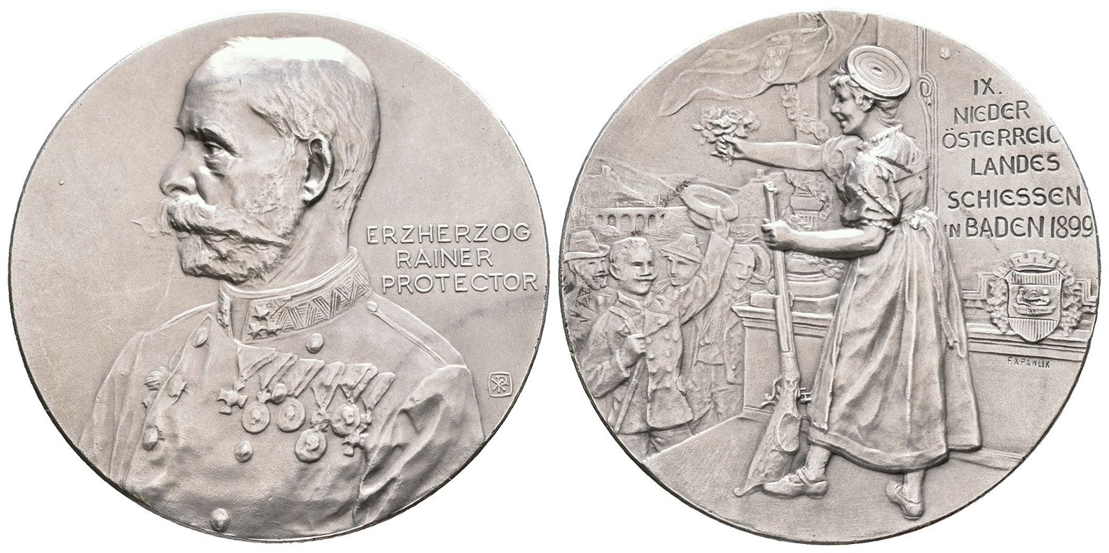 Shooting medals