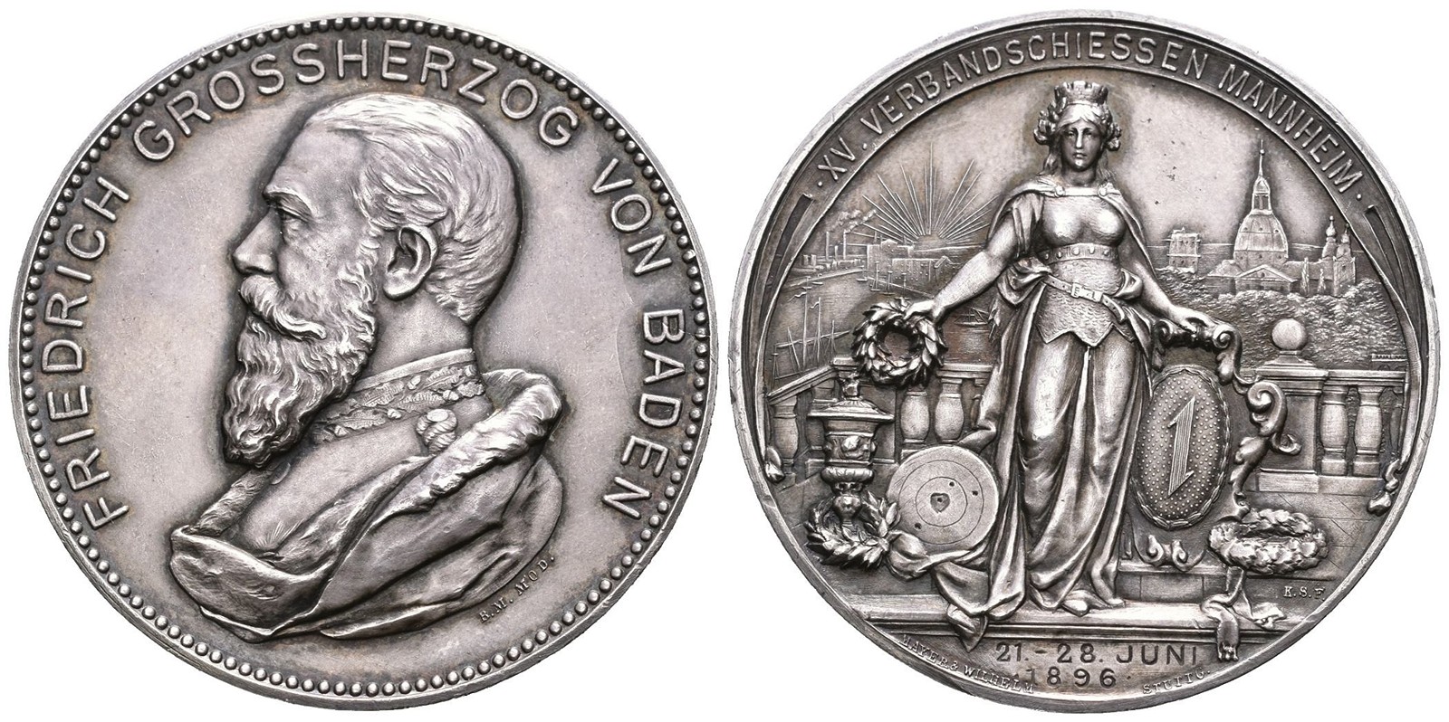 Shooting medals - foreign