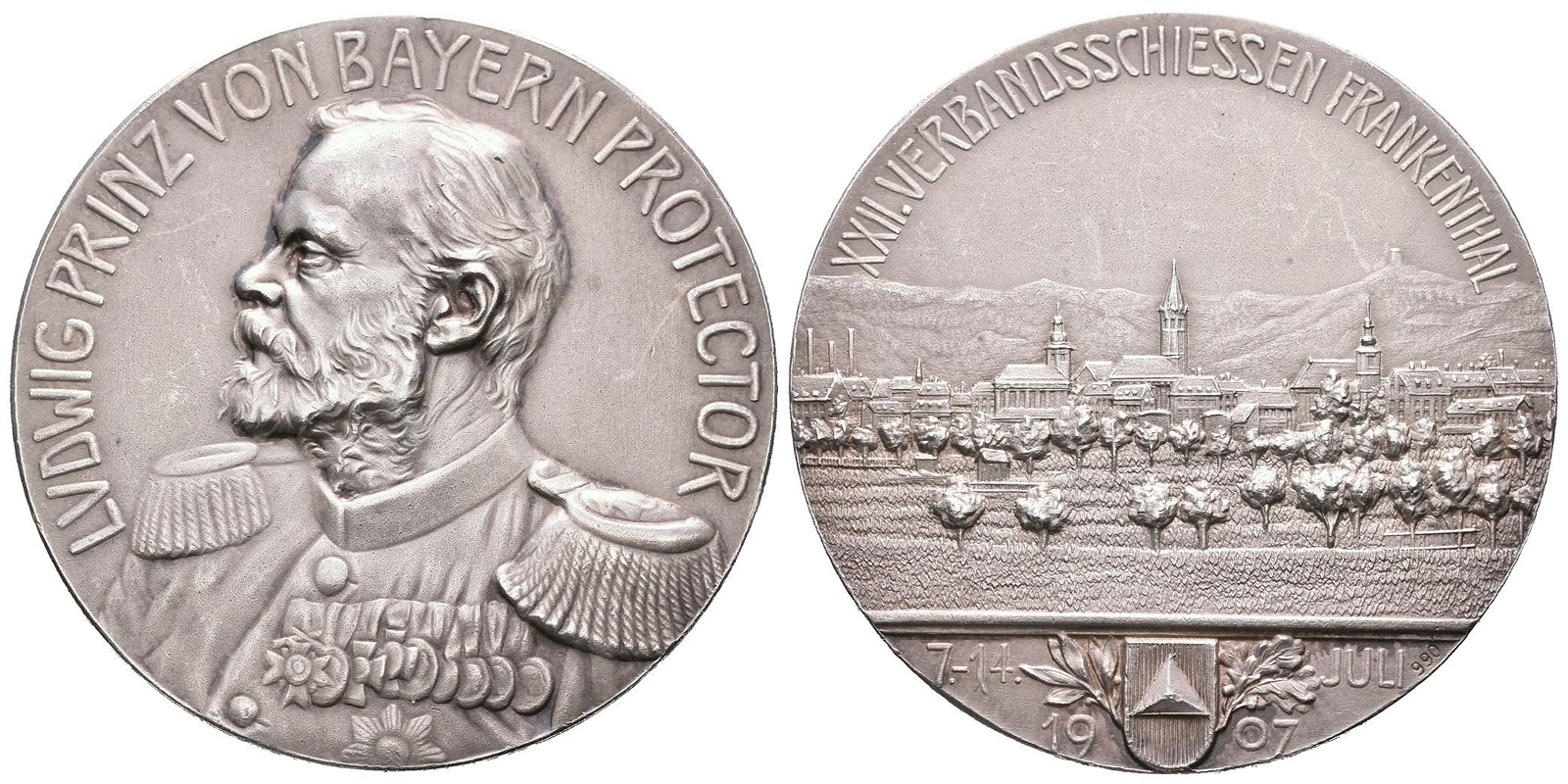 Shooting medals - foreign