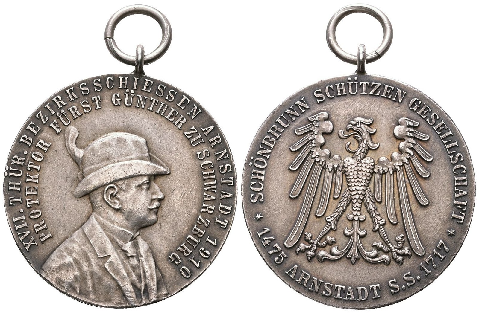Shooting medals - foreign