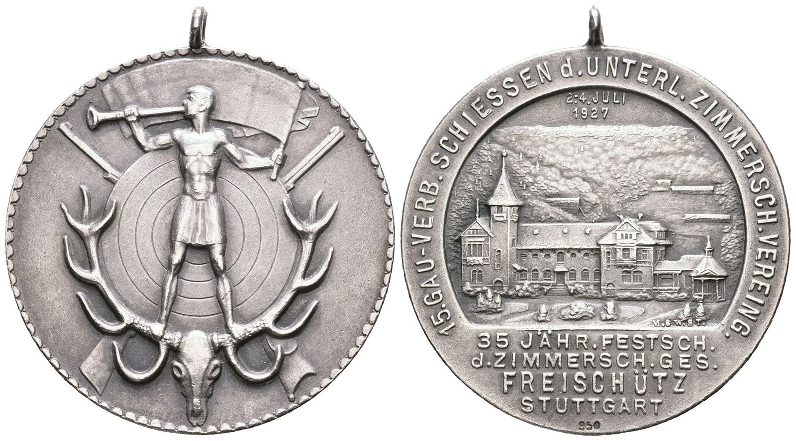 Shooting medals - foreign