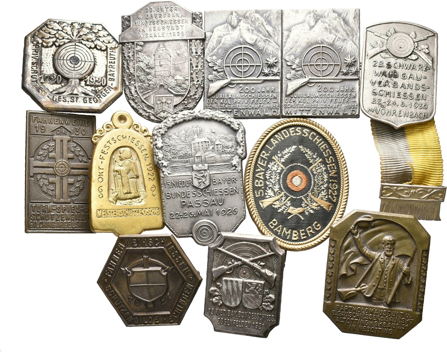 Shooting medals - foreign