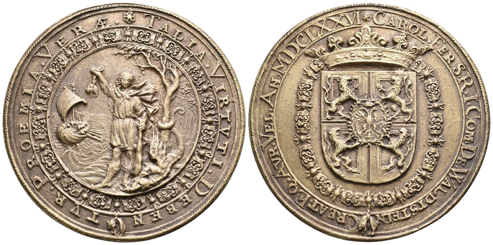 Těšín-Zaháň, Charles Ferdinand of Wallenstein, 1655 - 1702