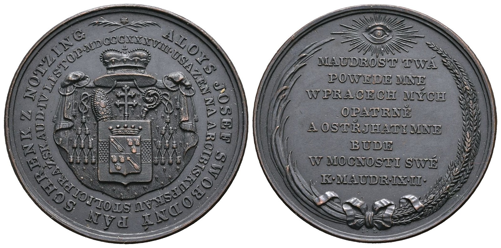 Prague - archbishopric, Alois Josef Schrenk von Notzing, 1838 - 1849