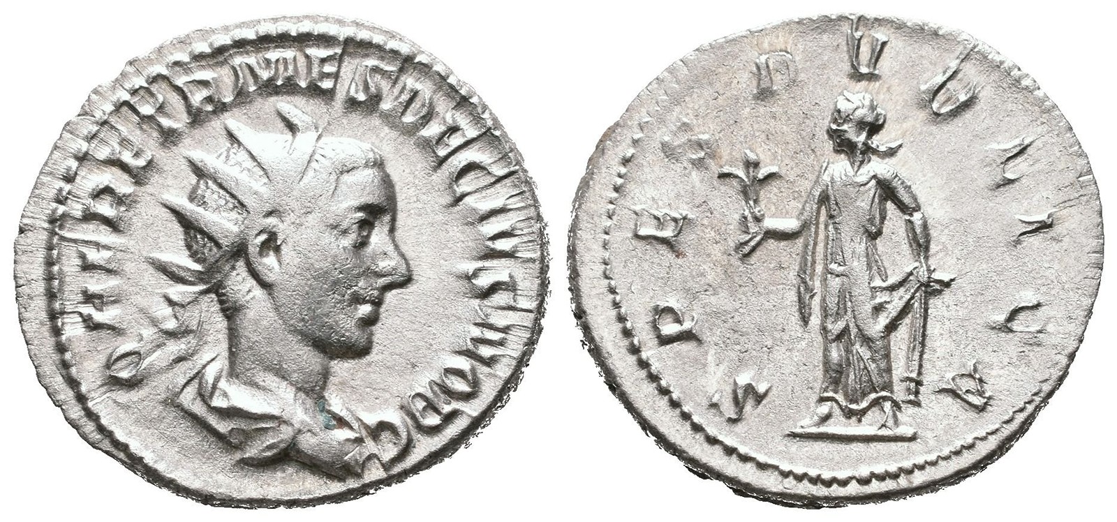 Herennius Etruscus - as caesar, 250 - 251