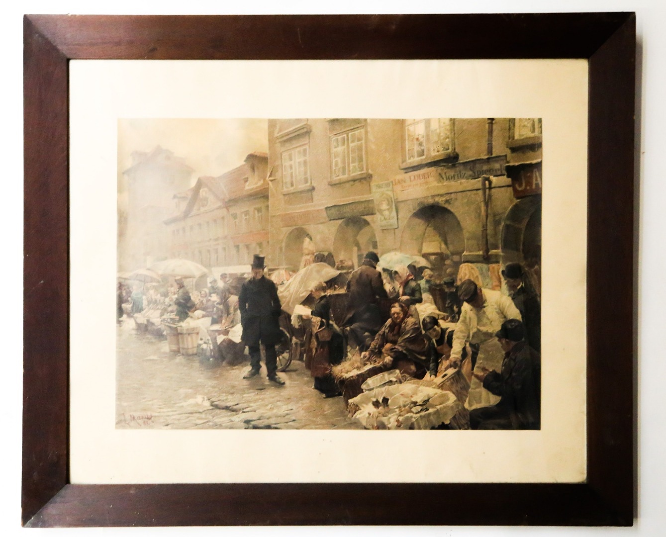 Marold Luděk (1865 - 1898) - Vaječný trh v Praze