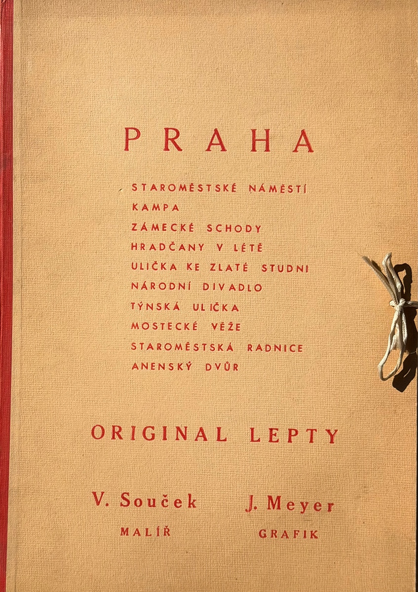 Meyer Josef (1895 - 1952) - Originální lepty 2 ks Praha