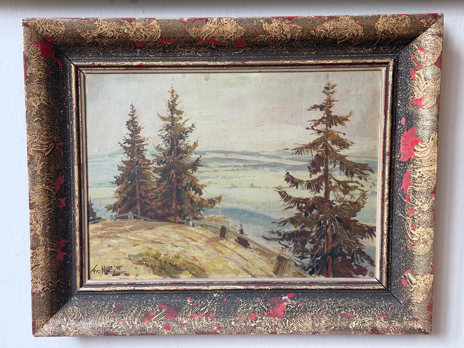 František Malý (1890 - 1980) - Smrky na horizontu