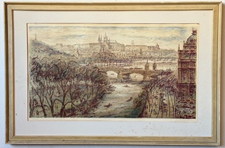 Jan B. Melichar (1908 - 1994) - Praha od Národního divadla