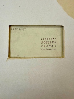 Jaroslav Rössler (1902 - 1990) - Dívčí tvář