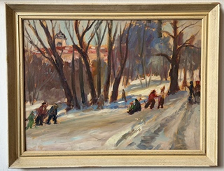 Jožka Ryšavá Kačírková (1911 - 1971) - Odpoledne ve sněhu
