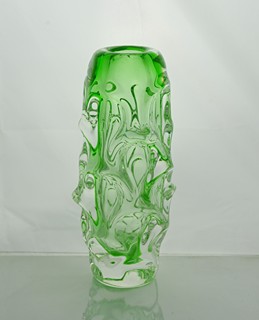 Ladislav Paleček (1933) - Váza zelená, Škrdlovice