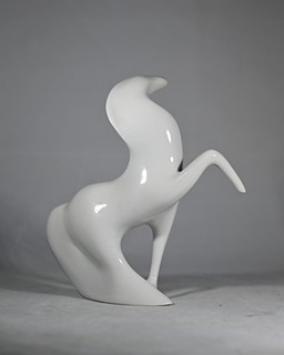 Jaroslav Ježek (1923 - 2002) - Soška, Kůň, Karlovarský porcelán