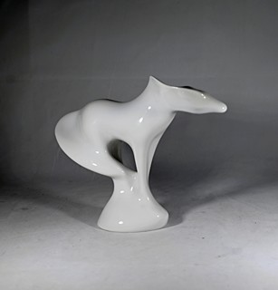 Jaroslav Ježek (1923 - 2002) - Soška, Kůň, Karlovarský porcelán