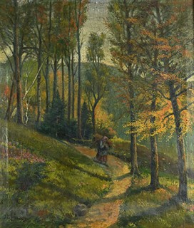 Bohumil Jaroš (1856 - 1924) - Cesta lesem