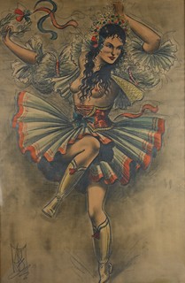 Jaroslav Štika (1906 - 1940) - Tanečnice - VELKÝ FORMÁT!!!