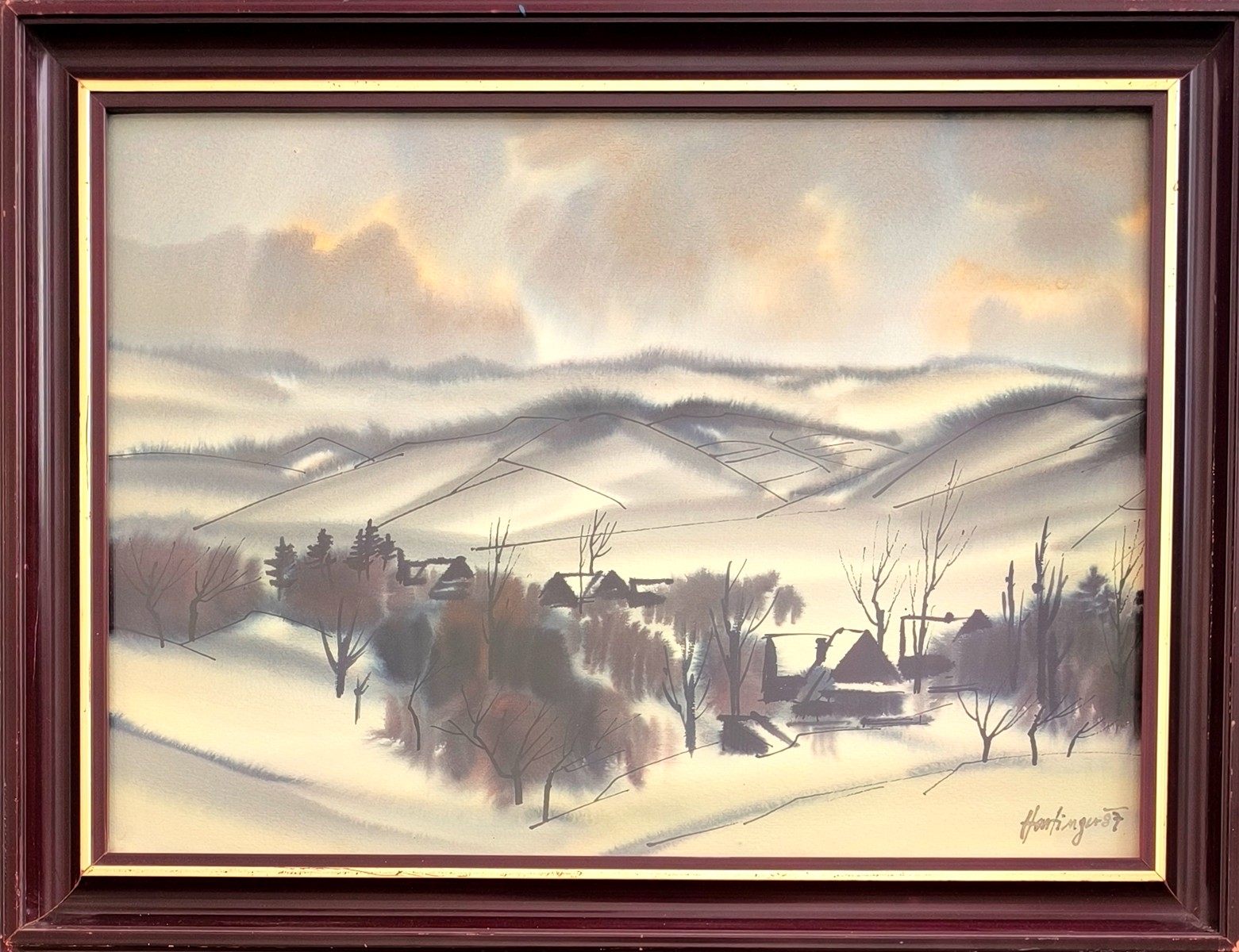 Ilja Hartinger (1935) - Zima u Velkých Karlovic
