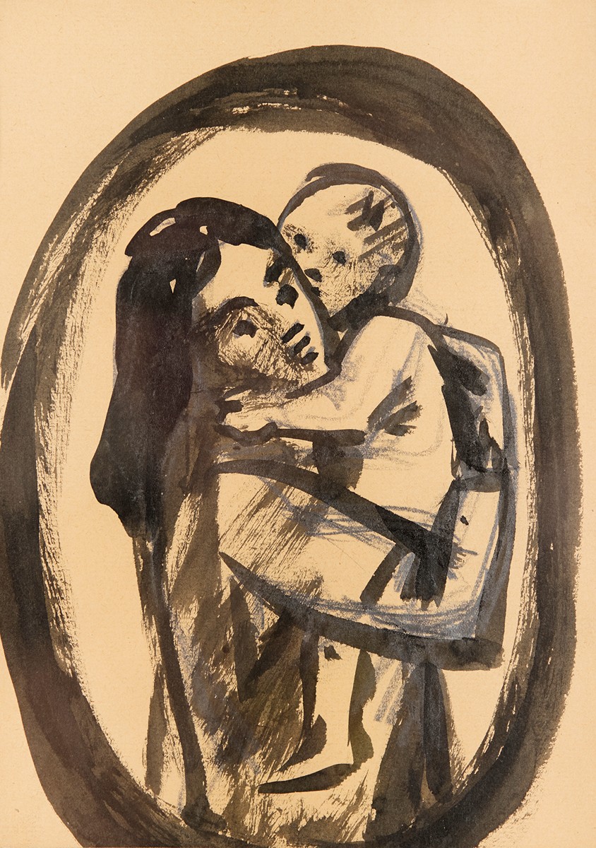 JÁN MUDROCH (1909-1968) - Matka s dieťaťom