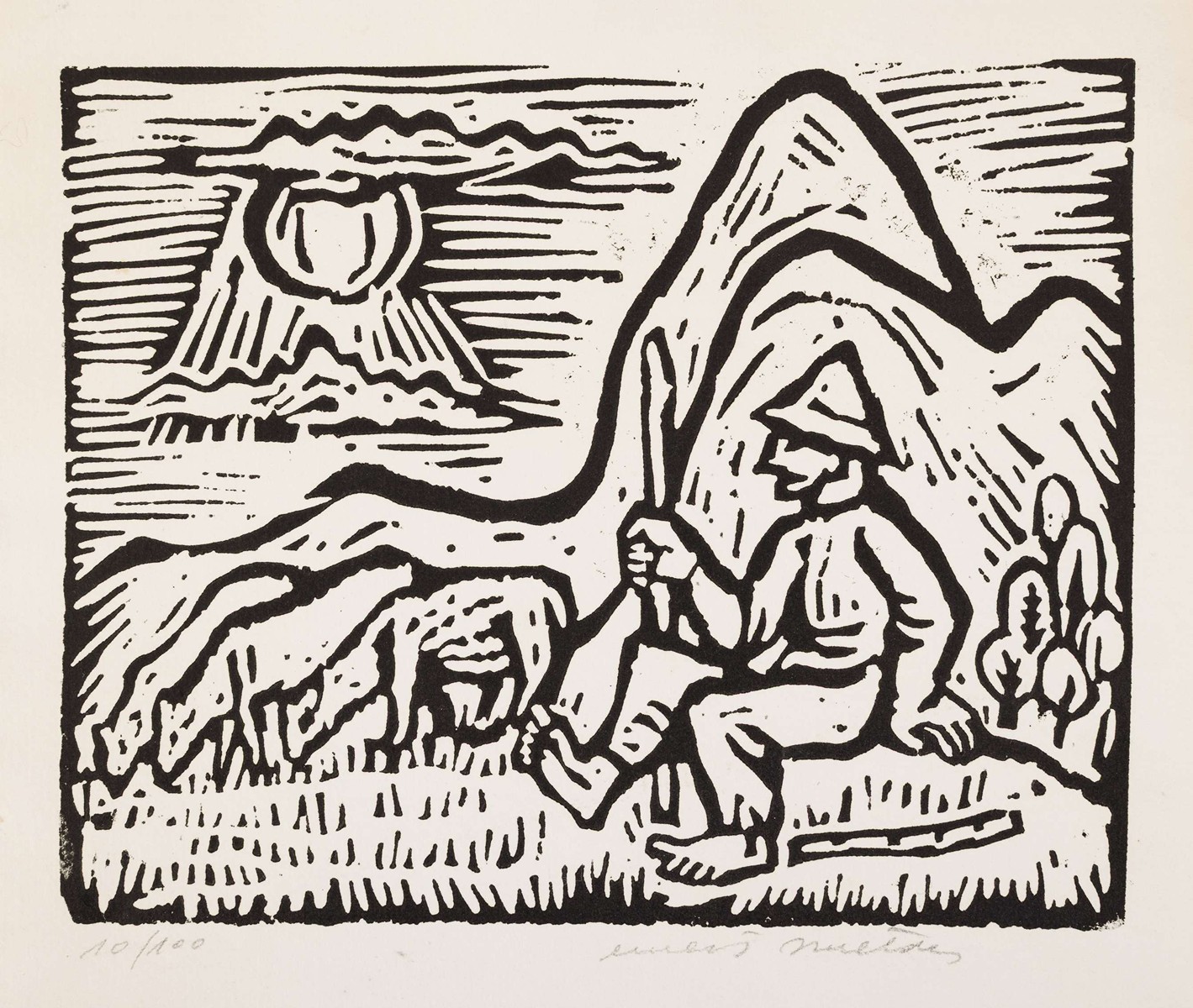 ERNEST ZMETÁK (1919-2004) - Pastierik