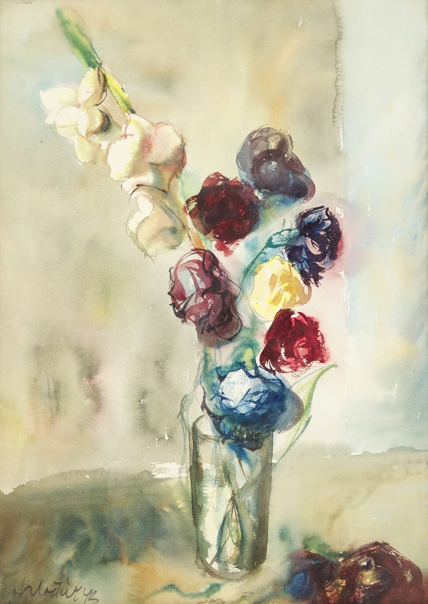 VINCENT HLOŽNÍK (1919-1997) - Kytica