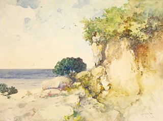 ANTAL NEOGRÁDY (1861-1942) - Žena v skalách