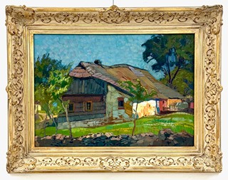 Martin Benka (1888 - 1971) - Pred chalupou