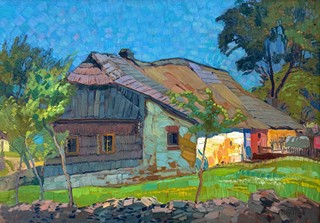 Martin Benka (1888 - 1971) - Pred chalupou