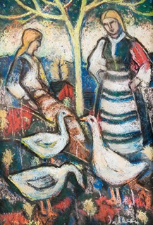 JANKO ALEXY (1894-1970) - Pastierky