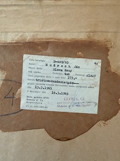 JÁN MUDROCH (1909-1968) - Hlava ženy