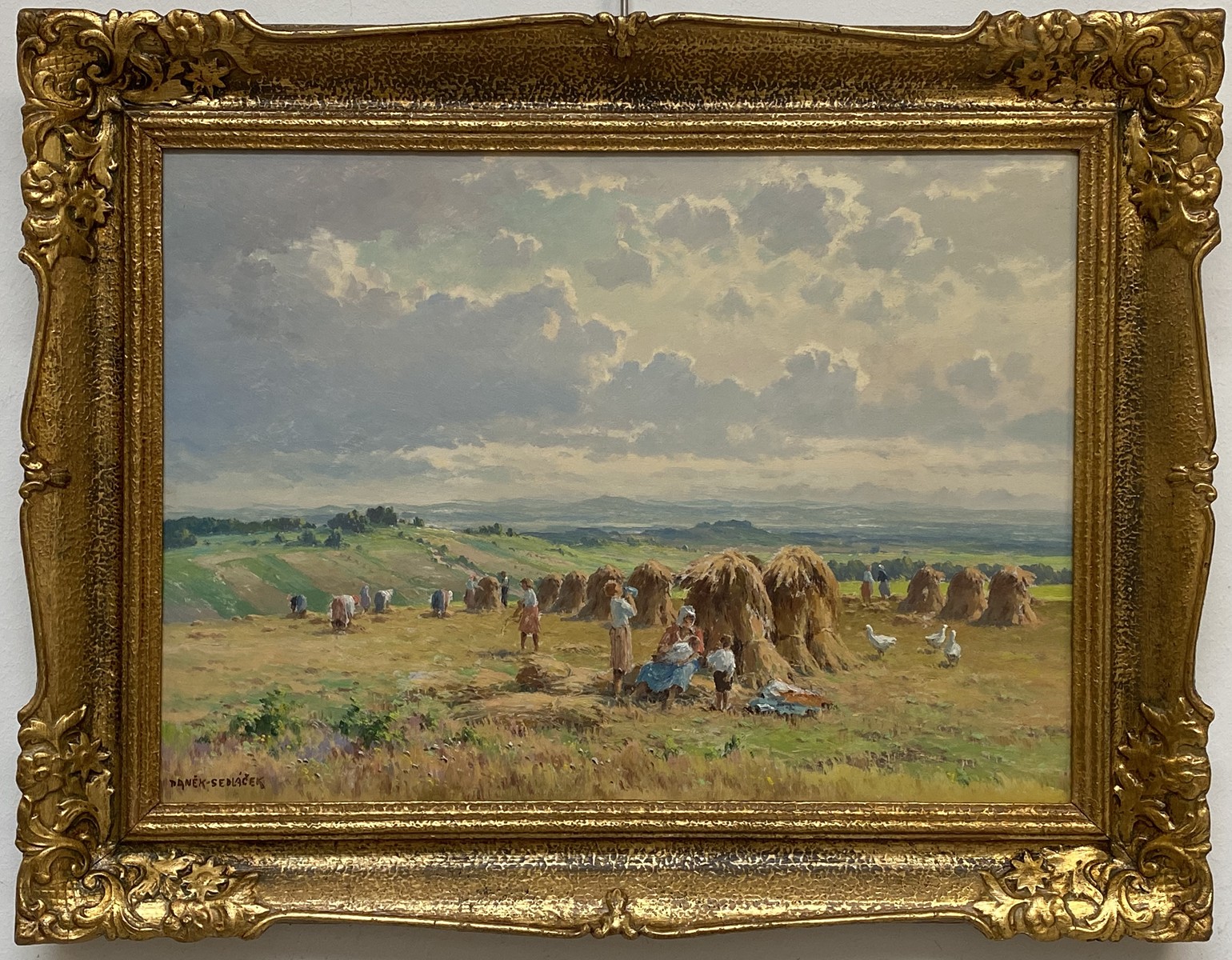 František Daněk Sedláček - Letní nálada o žních