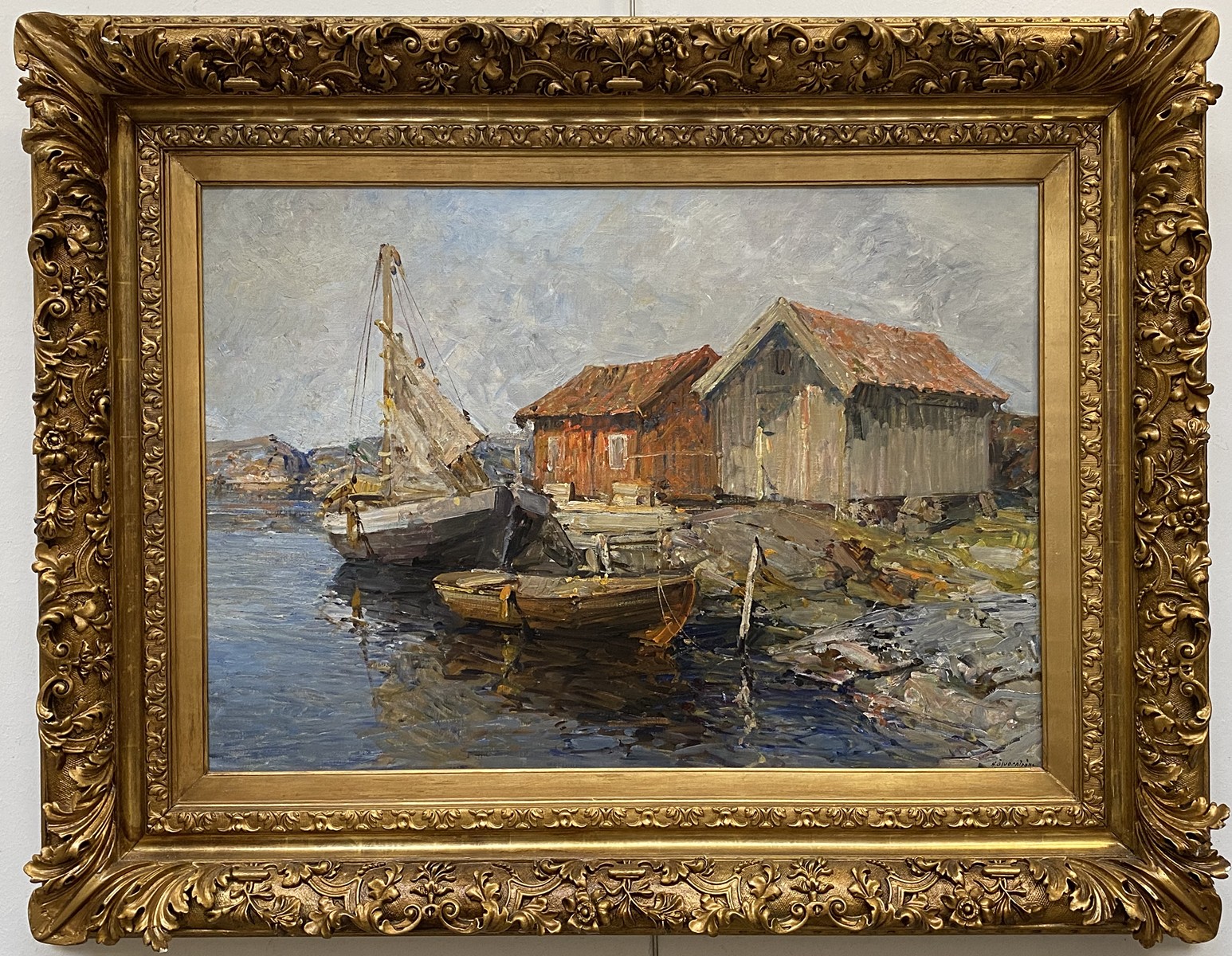 Hugo Öfverström - Rybářské chaty