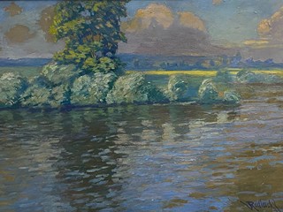 Václav Radimský - Letní den na Labi